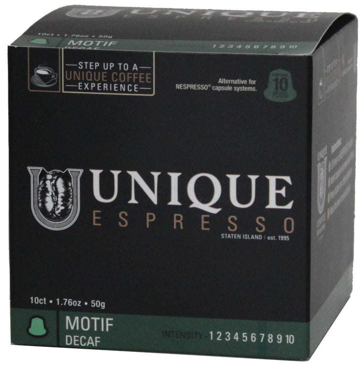 Motif Decaf 10 count Nespresso® Compatible Capsule
