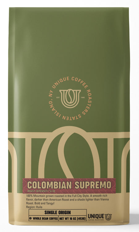 Colombian Supremo - Unique Coffee Roasters [16oz (1lb)(453.6g)]