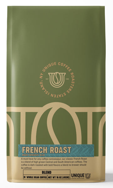 French Roast - Unique Coffee Roasters [16oz (1lb)(453.6g)]