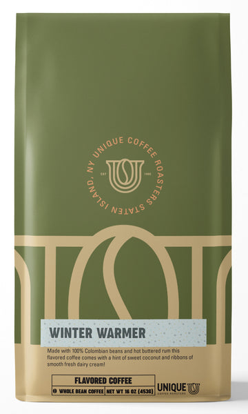 Winter Warmer Flavored Coffee - Unique Coffee Roasters [16oz (1lb)(453.6g)]